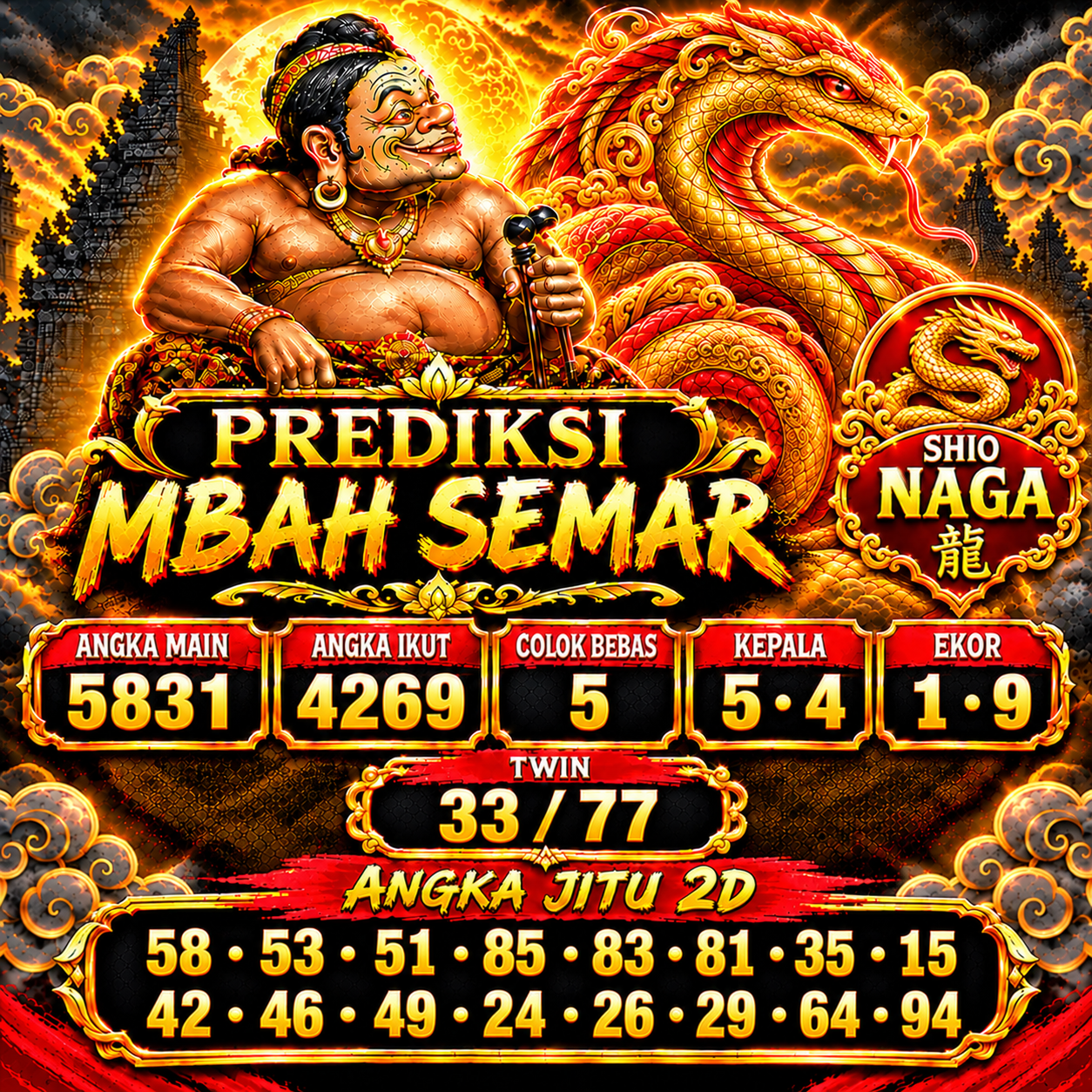 Syair Cambodia Minggu 1 November 2026