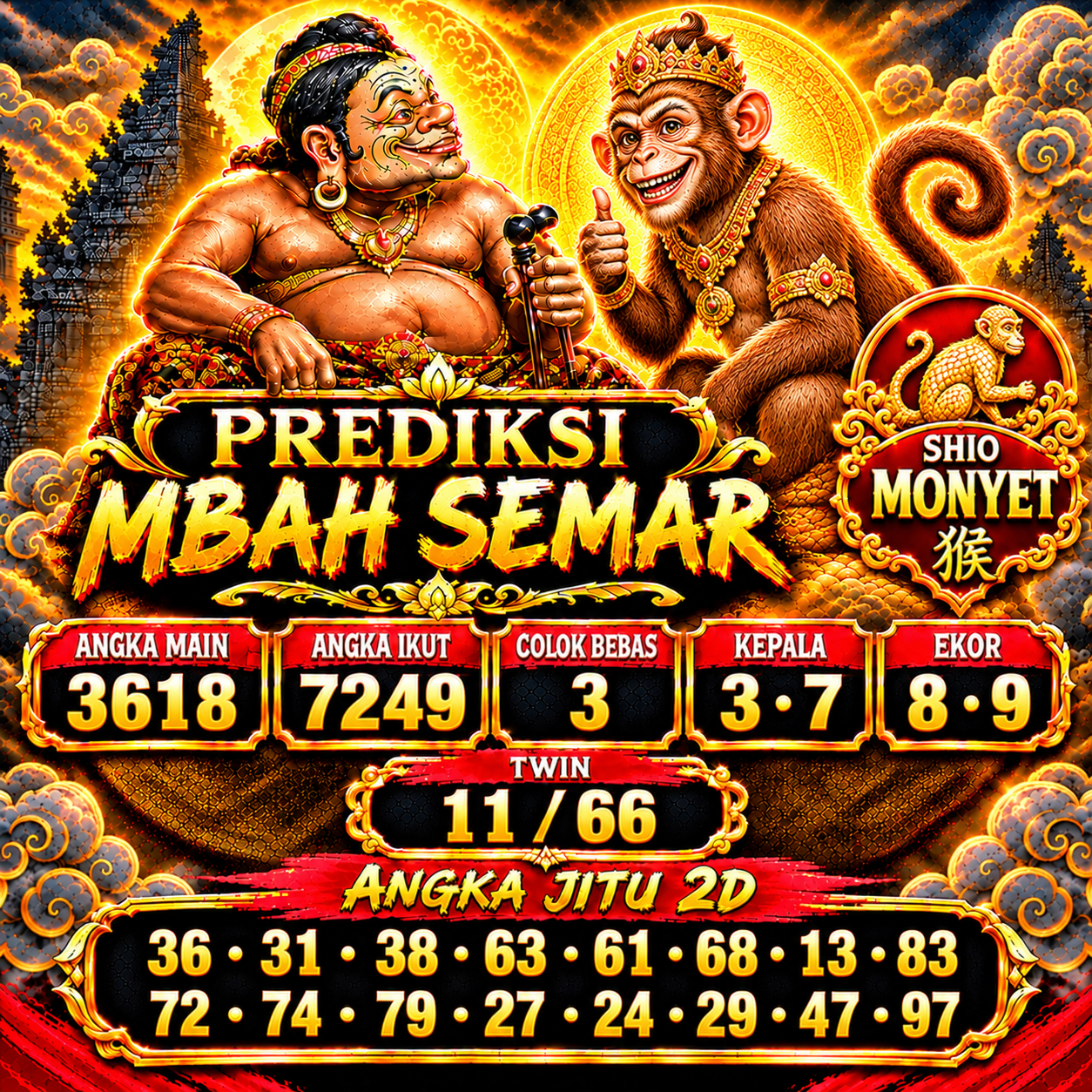 Syair SGP Mbah Semar 1 November 2026